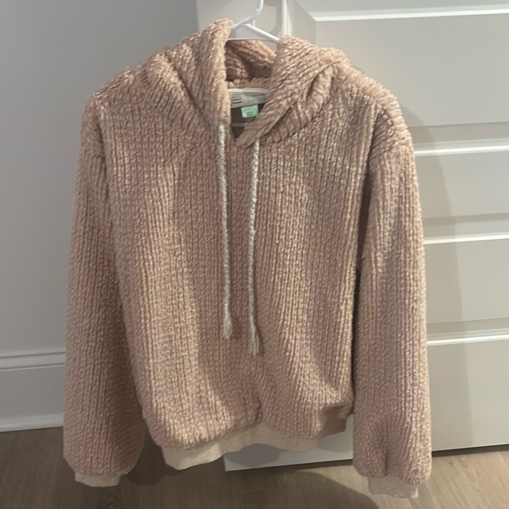 ANTHROPOLOGIE Saturday Sunday Nanette Sherpa pullover Large